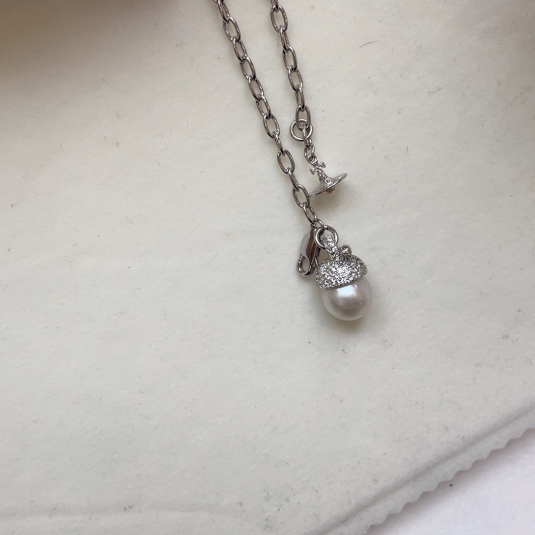 银S925镶嵌海水珍珠手绳