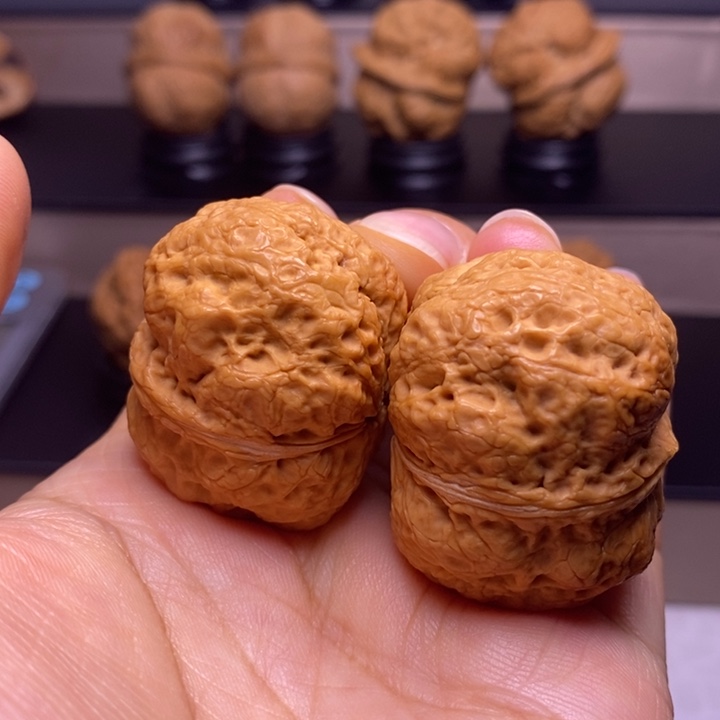 把件文玩核桃香妃元宝34