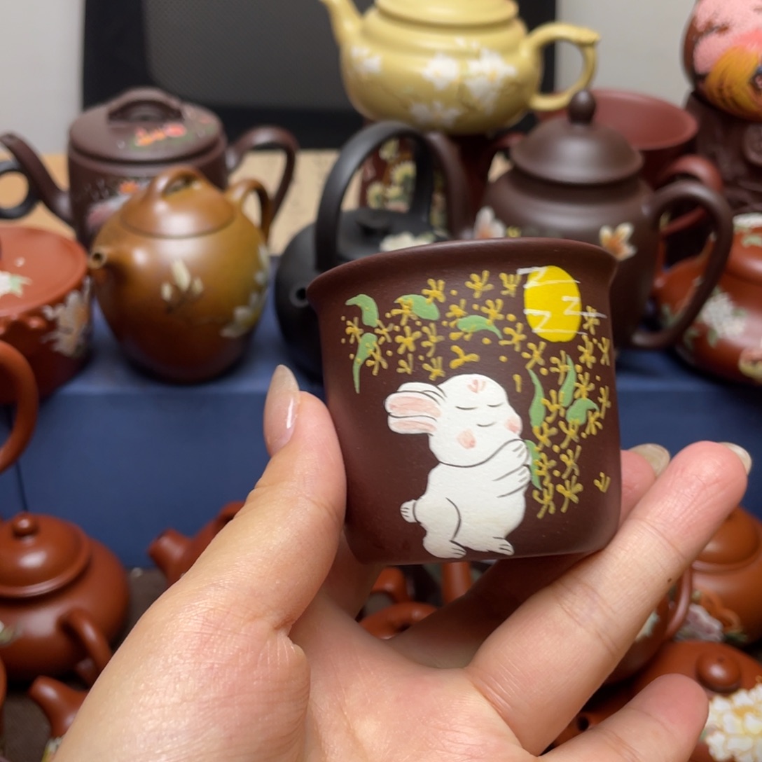 茶杯紫砂紫砂主人杯100cc