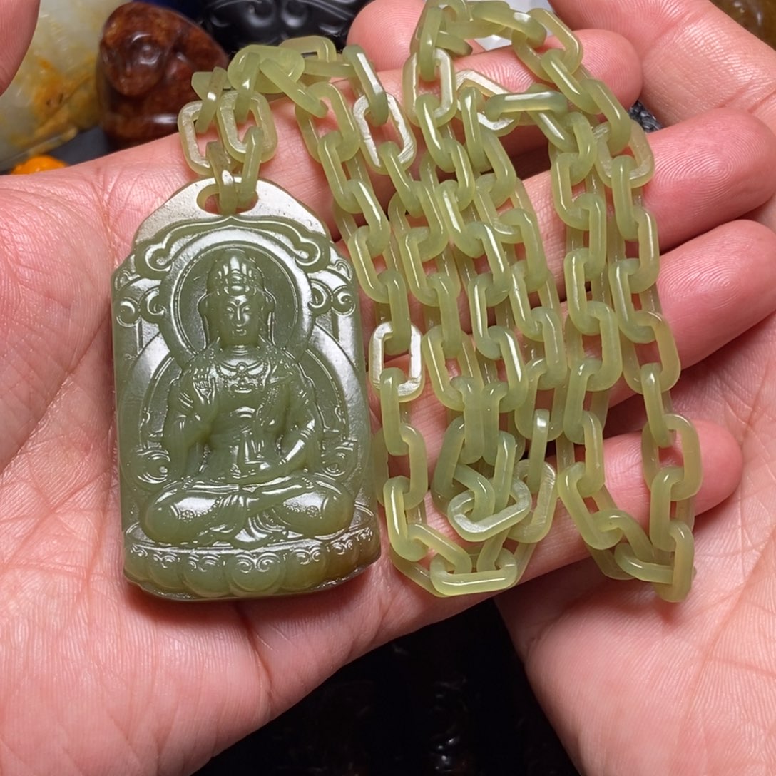 和田玉挂件未镶嵌