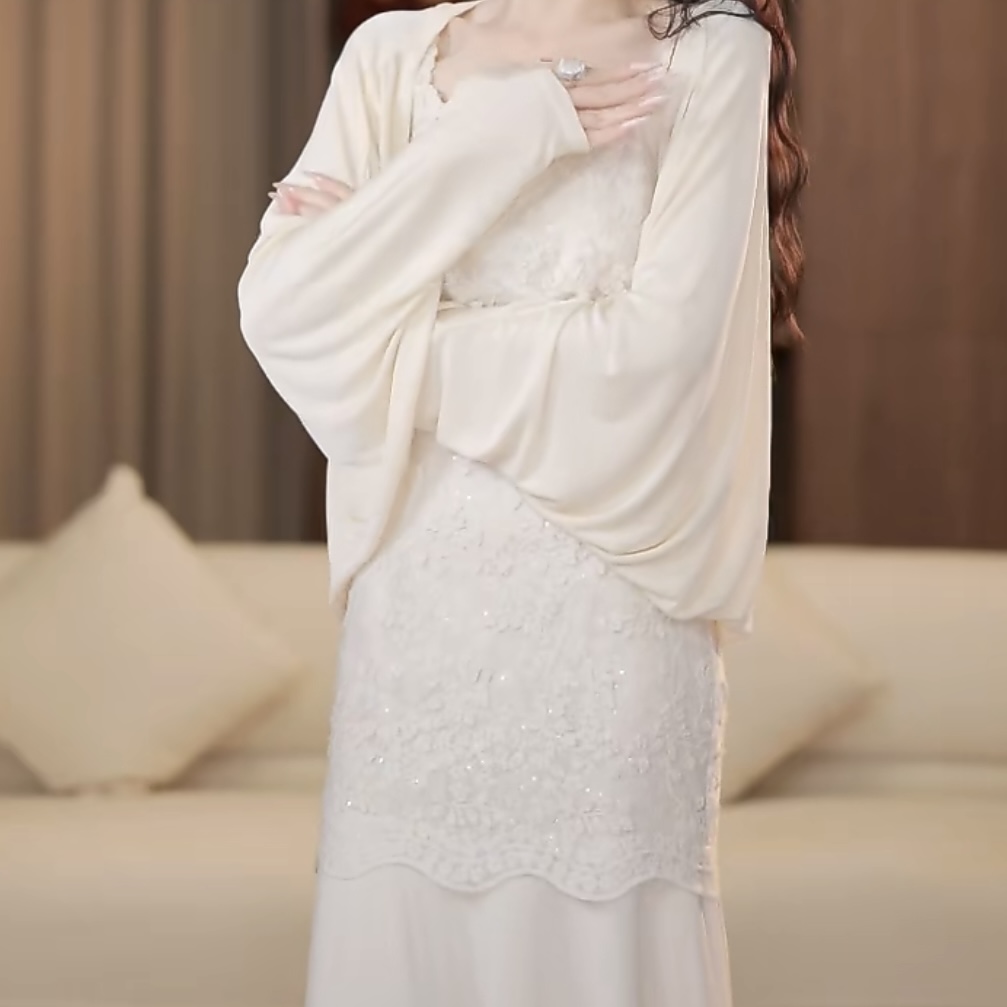 【沐杉】法式氛围感防晒开衫女薄款坎肩-YL11317