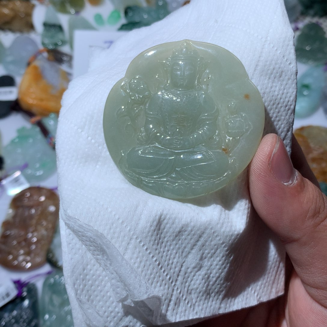 翡翠项链未镶嵌天然