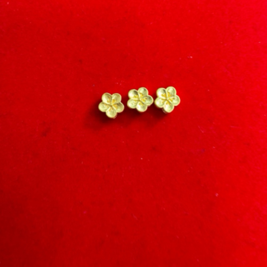 【星星 0.33 合3个  】 足金999 桃花  XJ 三个桃花0.33