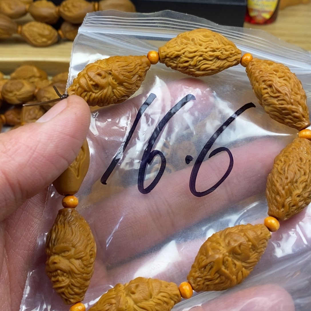 橄榄核手串/手链橄榄核雕刻工艺手串7
