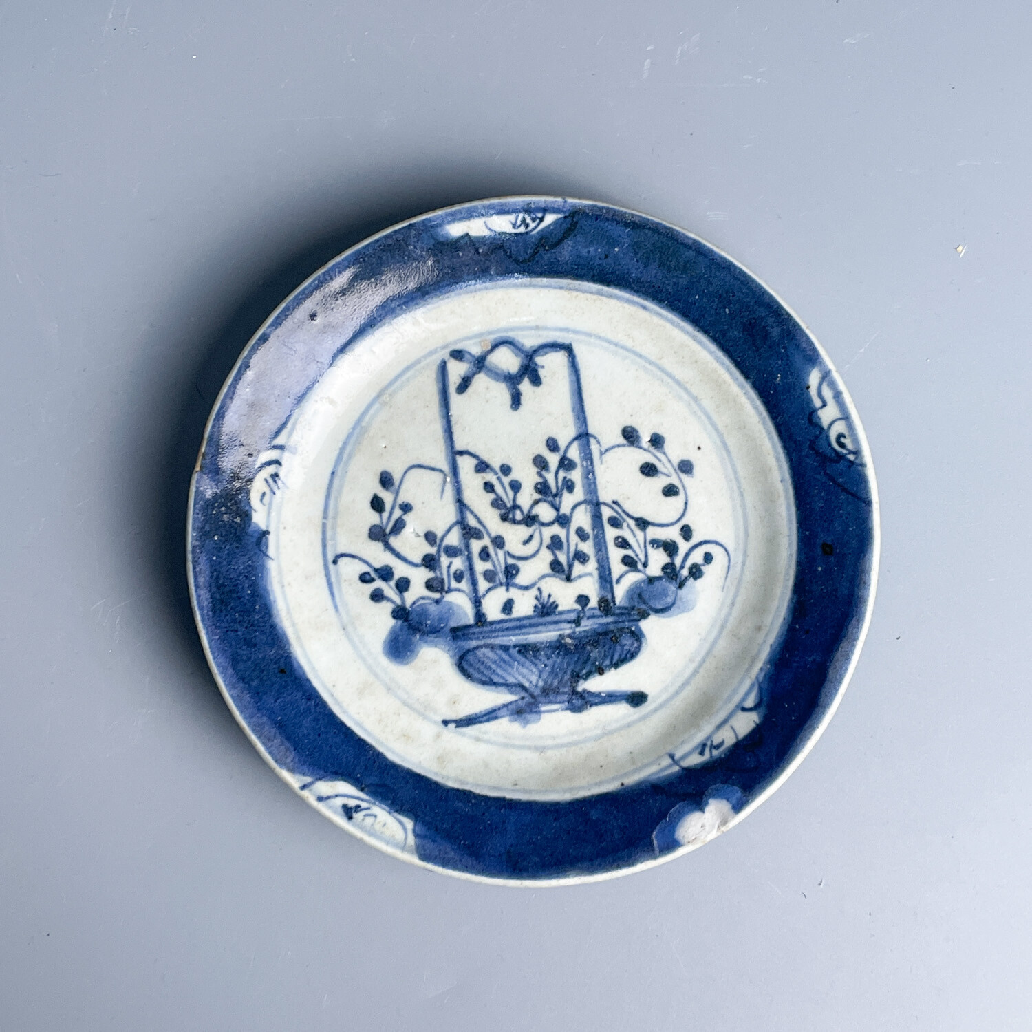 M25LB003A86 - 清康熙青花提兰花盘3