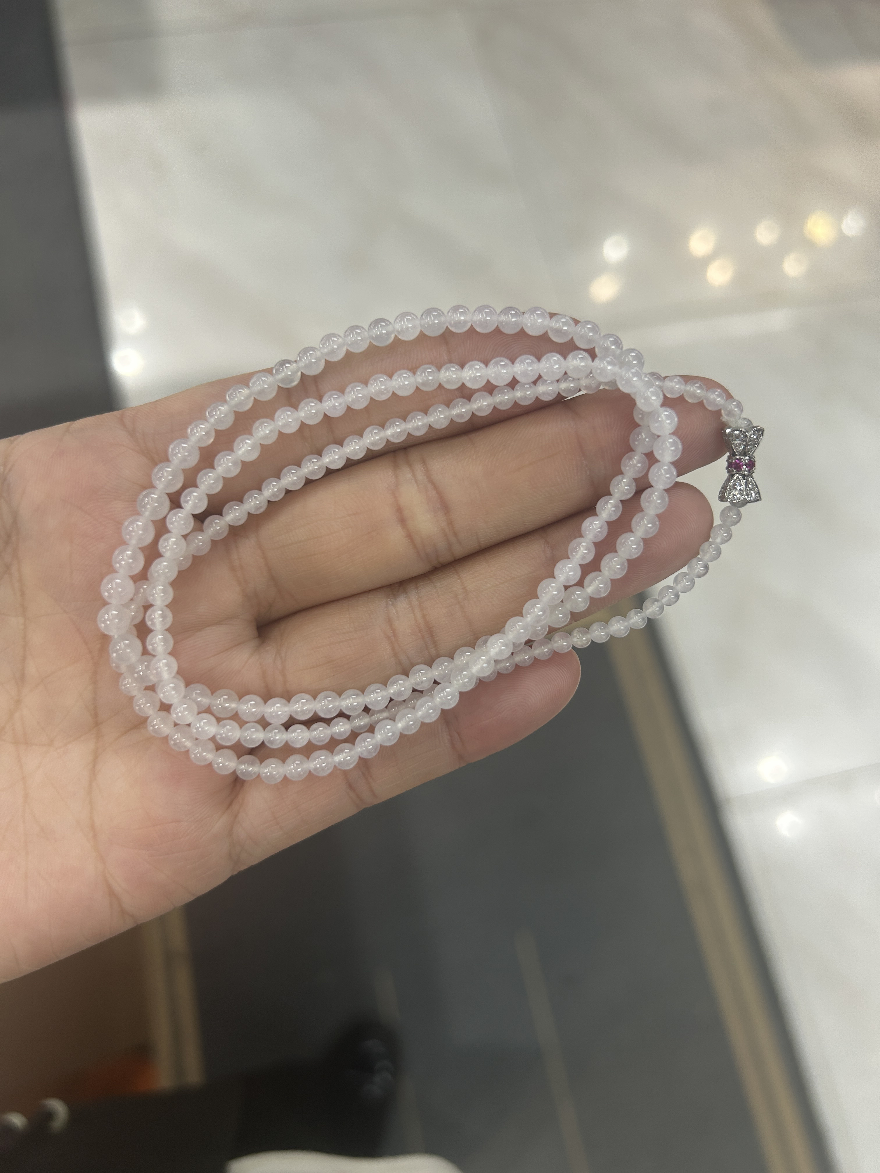 缅甸天然a货翡翠微塔