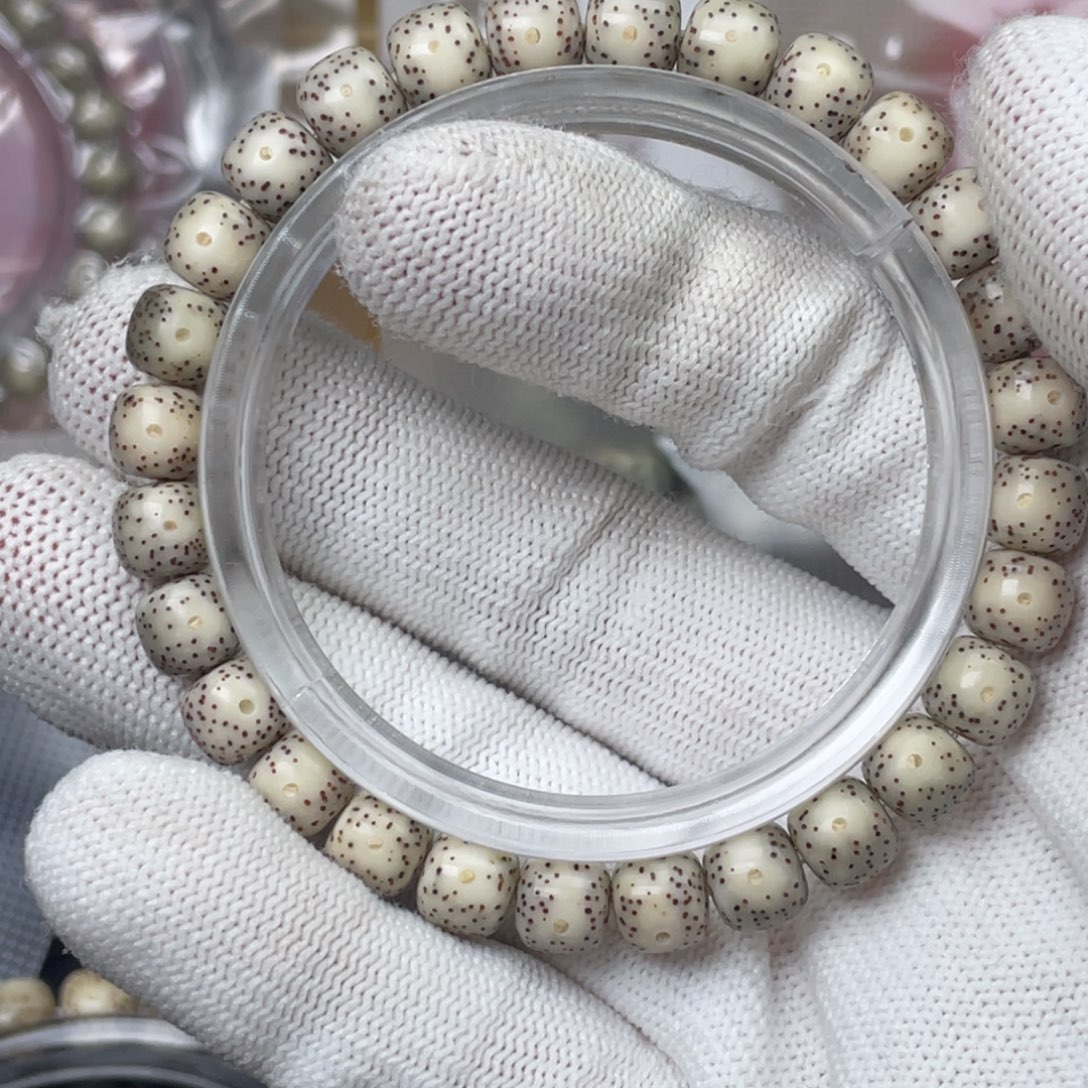 花***开星月菩提吊坠8*7星月菩提