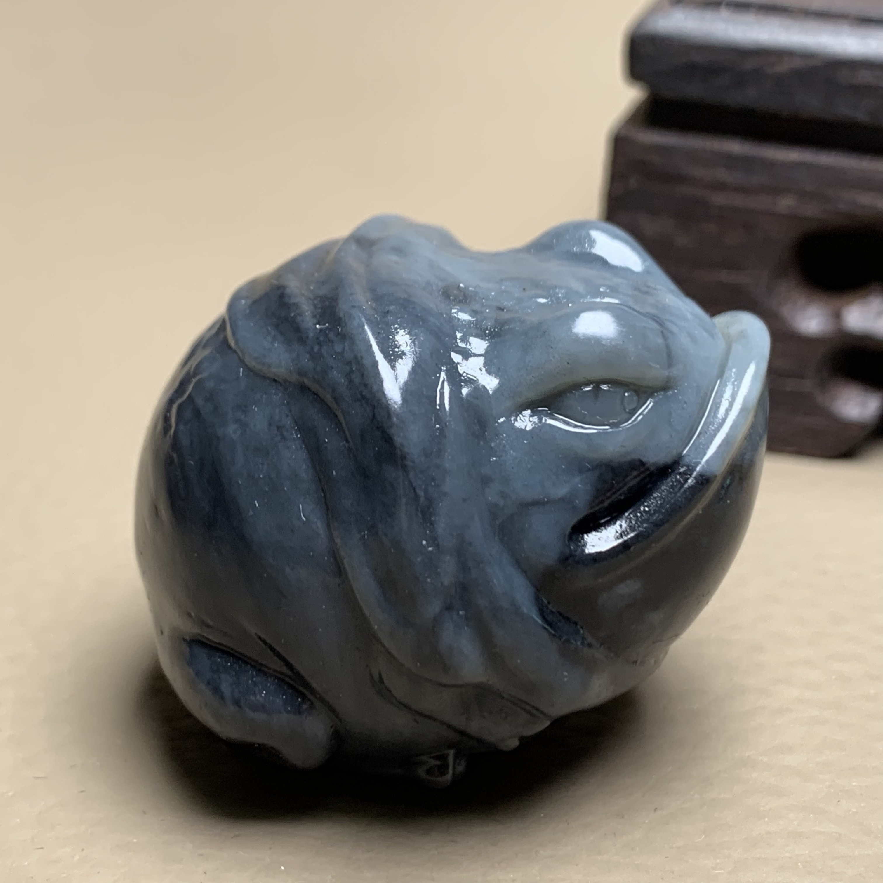 D400海川拍卖和田玉把件
