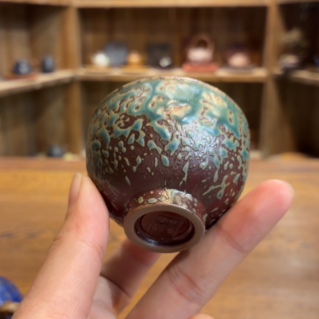 柴烧老岩泥茶器皿