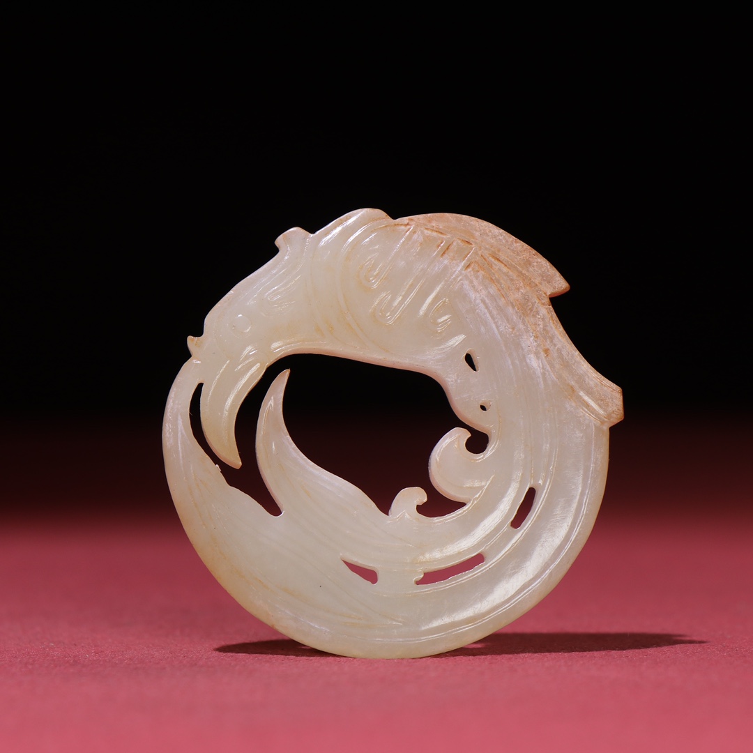 清以前白玉玄鸟佩