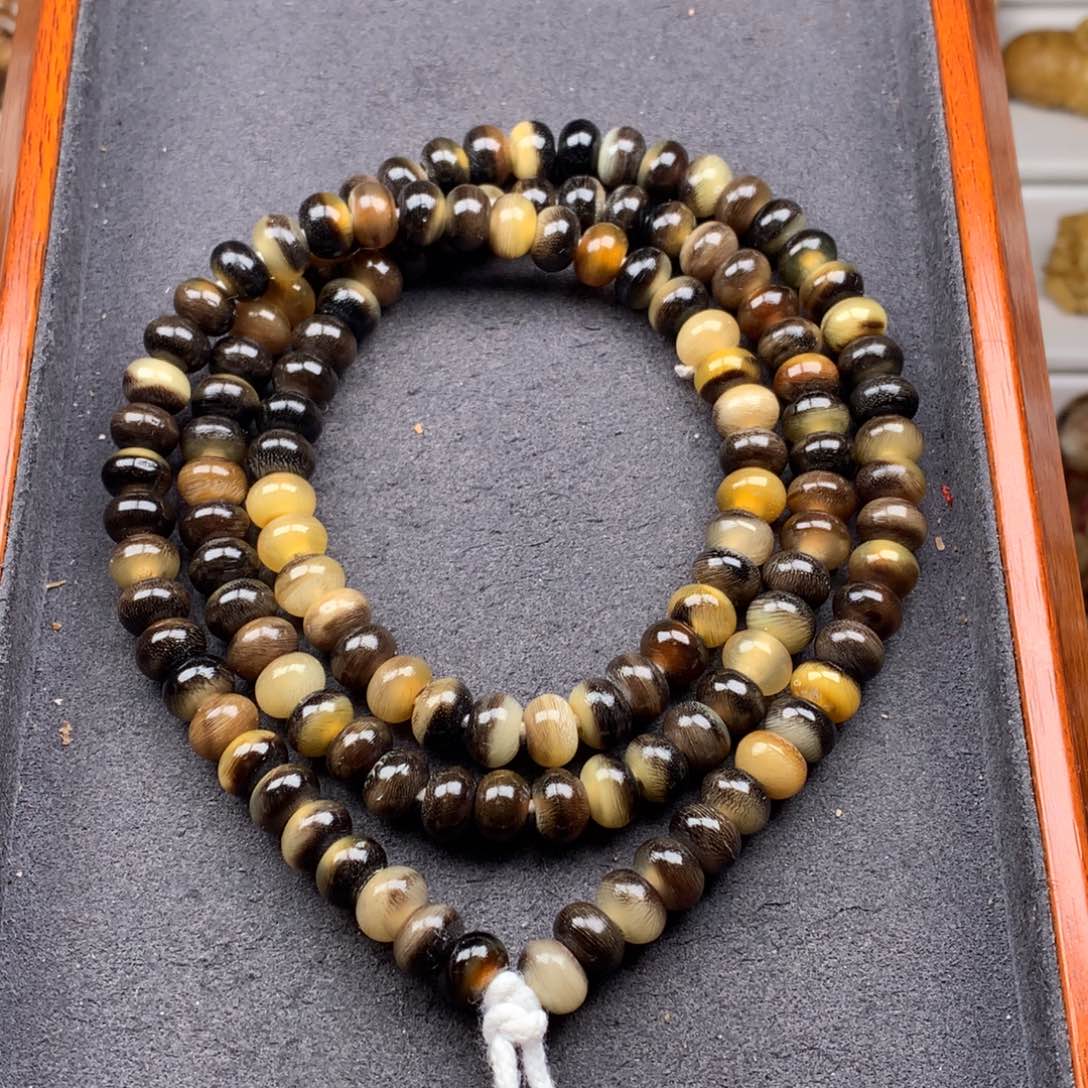 驼骨手串/手链0.8驴蹄算盘珠128珠