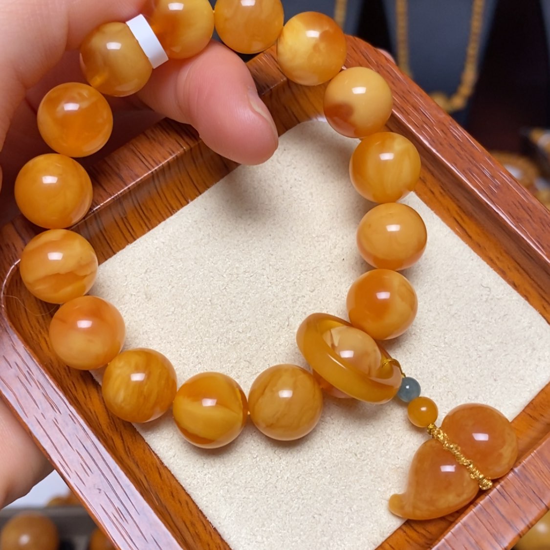 【闪购商品】未镶嵌蜜蜡手链手串