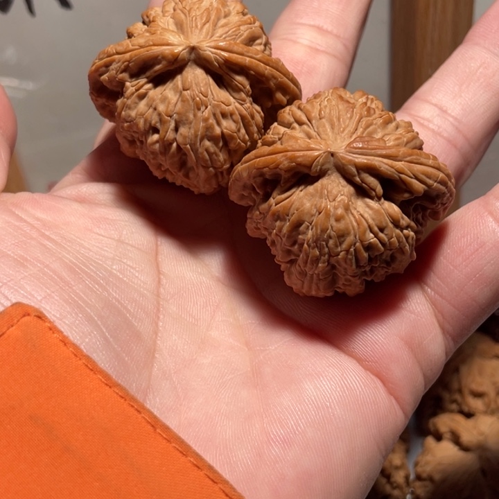 骑***滚把件文玩核桃核桃