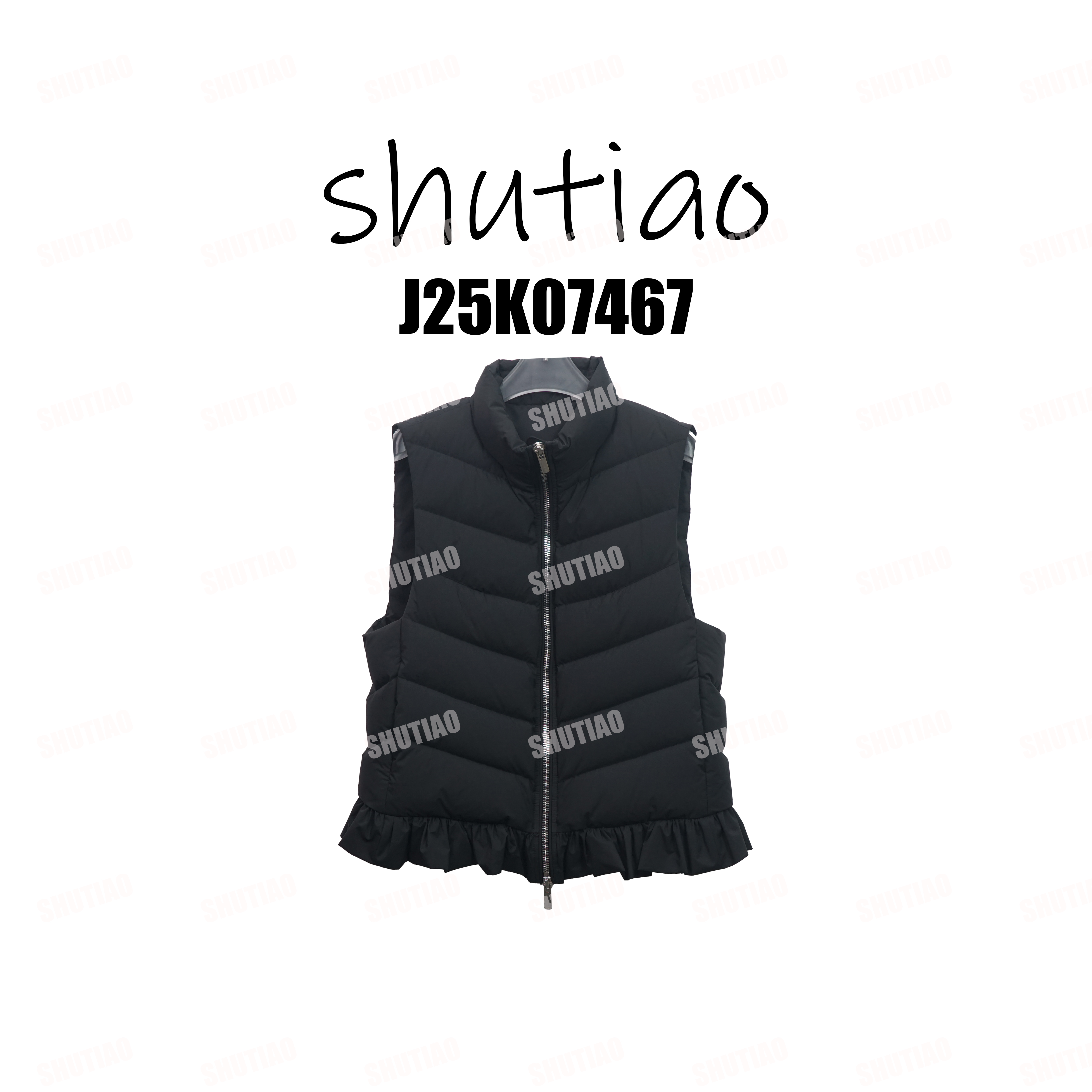 【SHUTIAO】2025冬季：新款小众设计款羽绒马甲J25K07467
