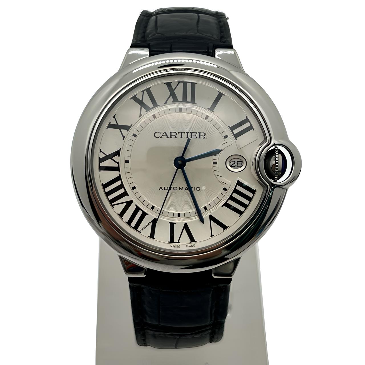 95新 Cartier/卡地亚  蓝气球 自动机械 精钢 42.1毫米 公价54000