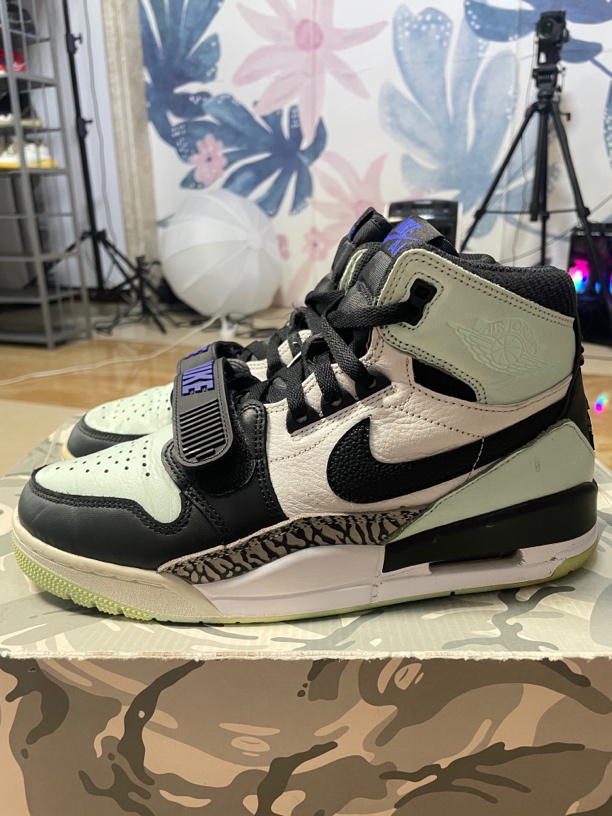 90新 MM6 40.5码255/Jordan Legacy 312 魔术贴 休闲鞋