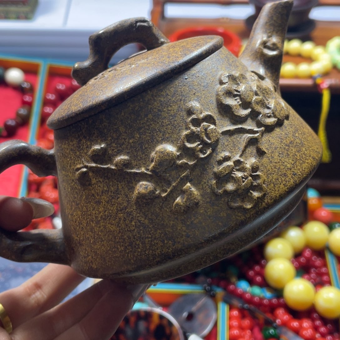 紫砂漏了几个月的水  