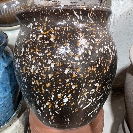 紫砂花盆口27高度31处理黑