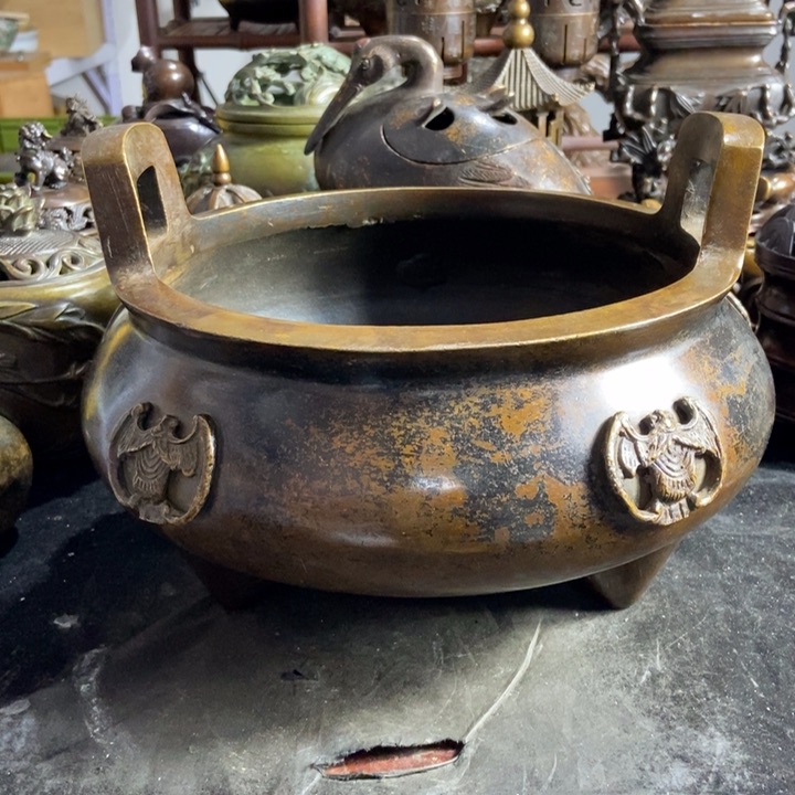 铜器工艺品摆件香炉摆件