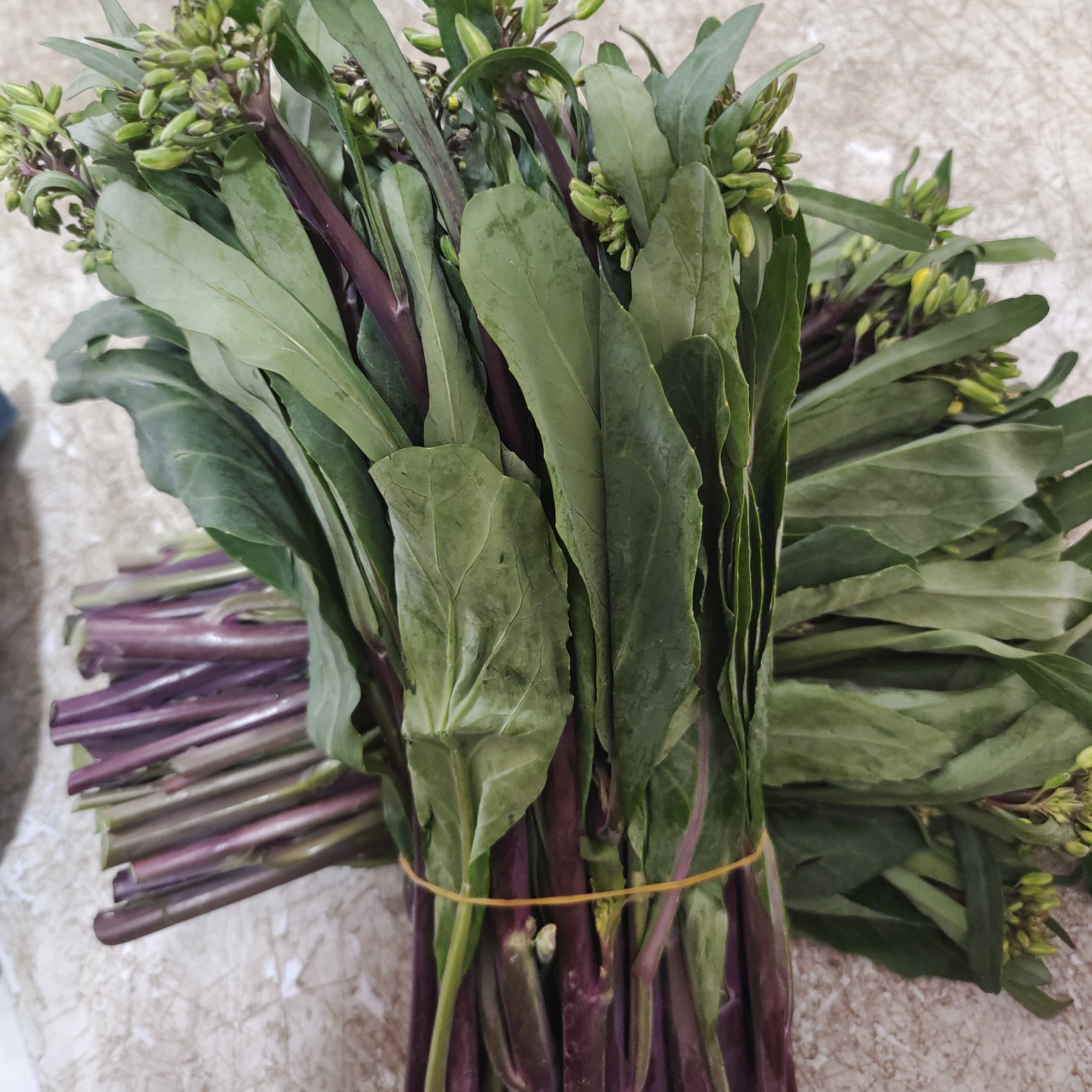 红脚芥兰花和其他蔬菜组合潮汕本地菜品质高口感好顺丰包邮