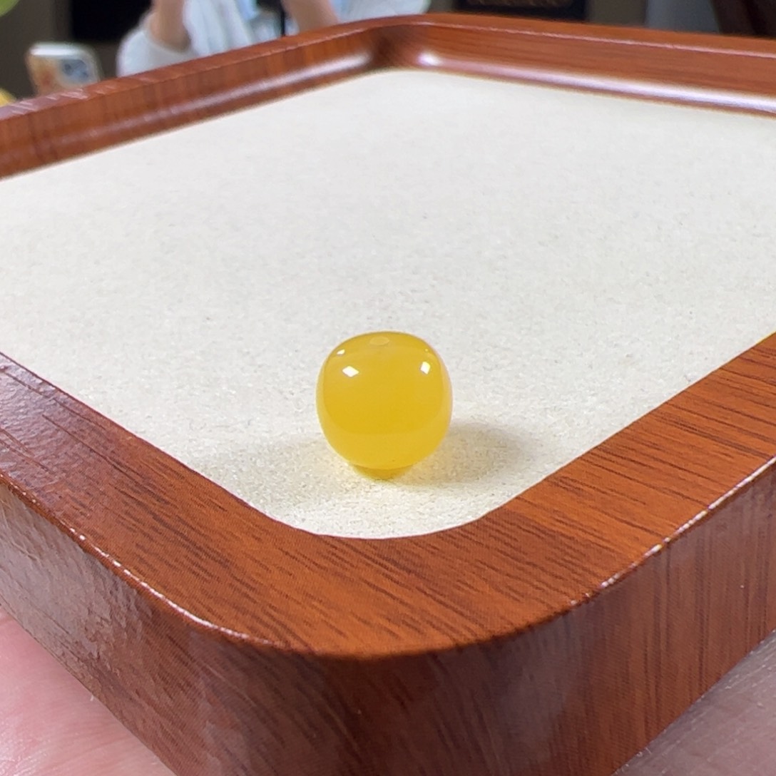 裸石蜜蜡未镶嵌10mm焦皮鸡油黄满蜜老型tt