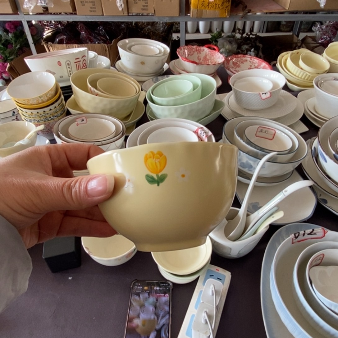 搪瓷六个米饭碗福利活动