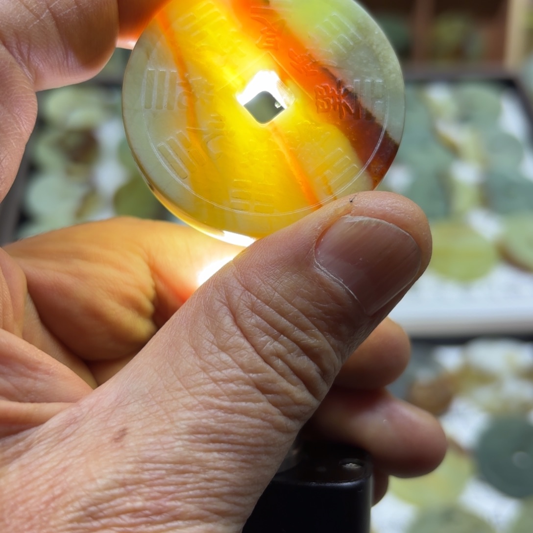 岫玉岫玉山鬼未镶嵌