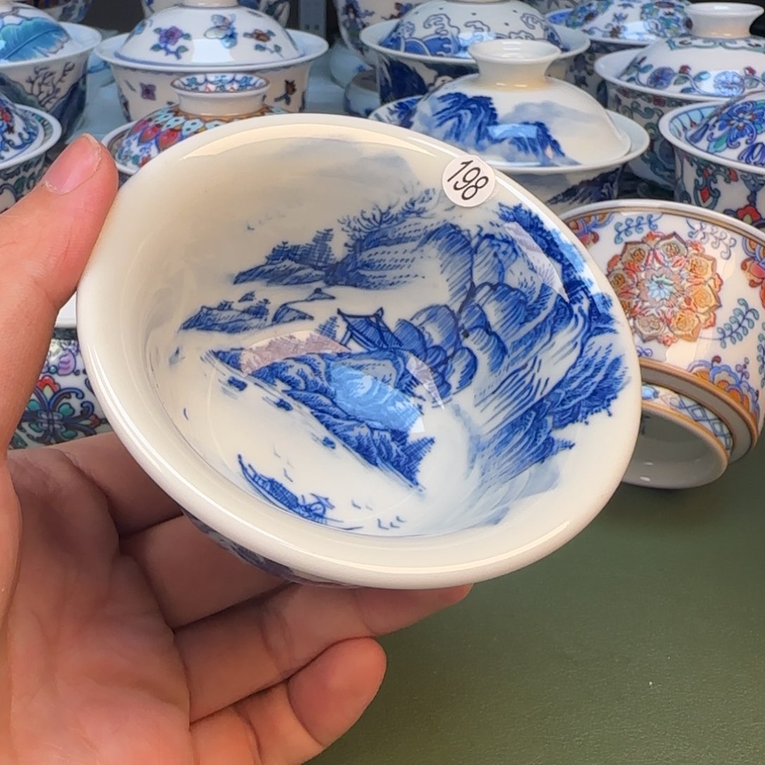 彦祖纯手工手绘茶具198