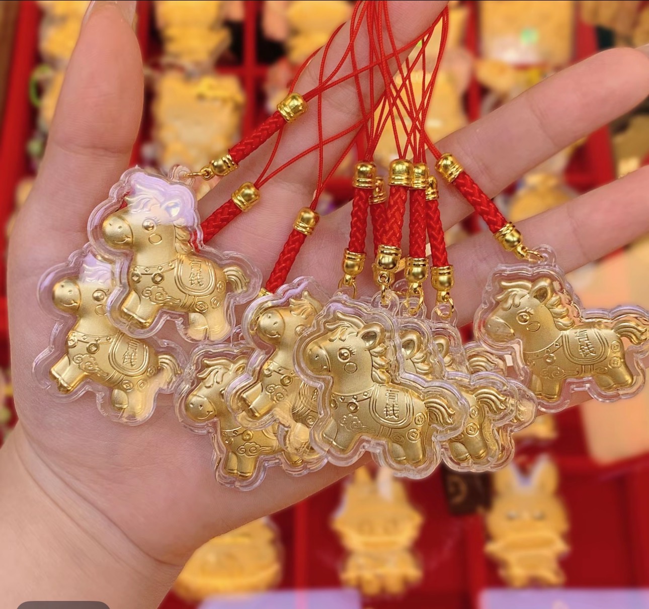 2026马年含金工艺品挂件