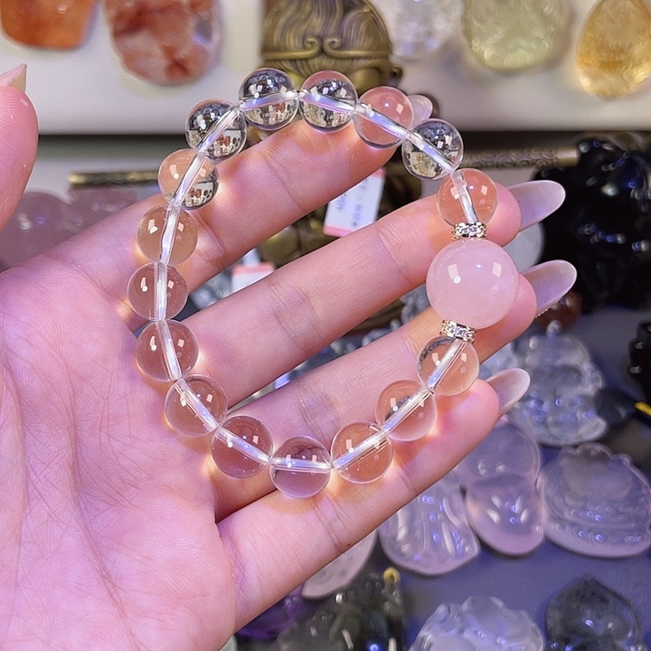 水晶白水晶手链未镶嵌