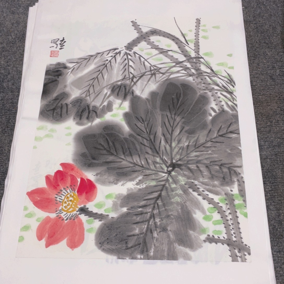 国画1.4平尺国画作品