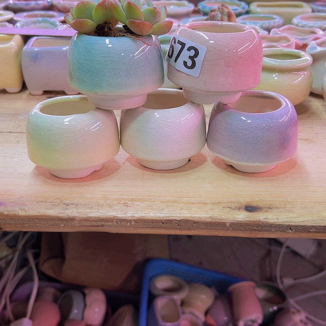 陶瓷花盆当场凑满12包邮