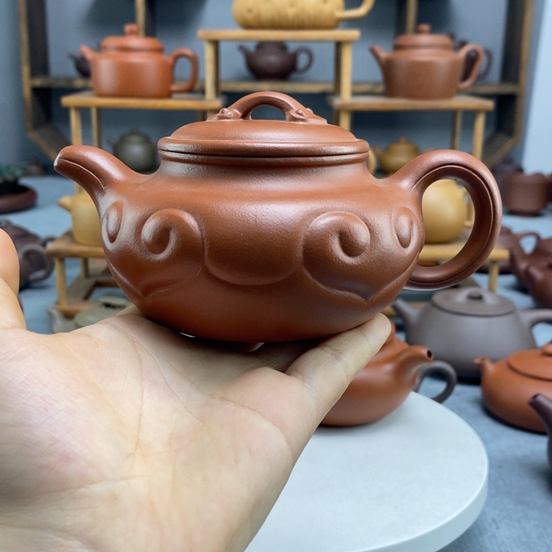 紫砂茶壶仿古如意