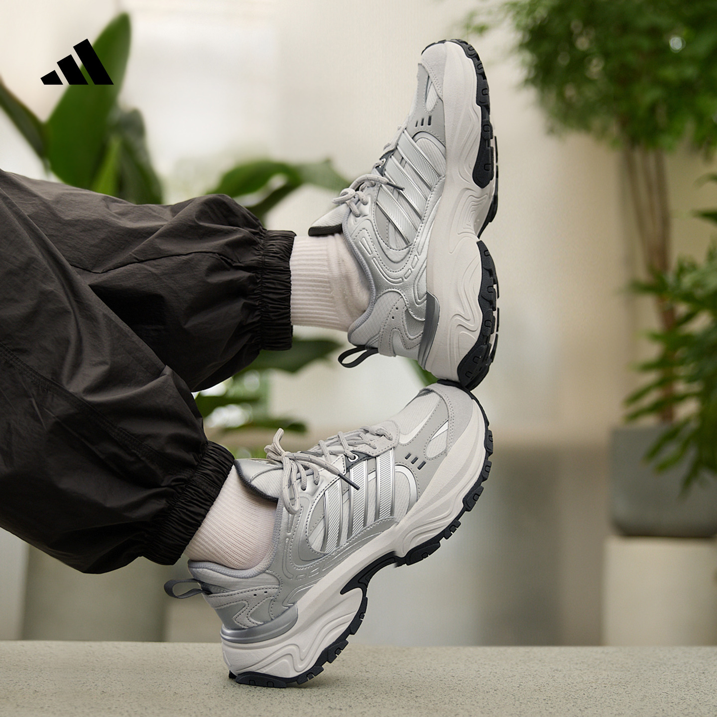 双旦礼遇阿迪达斯「下班鞋」SHADOW FEVER厚底老爹鞋男女款KJ5184