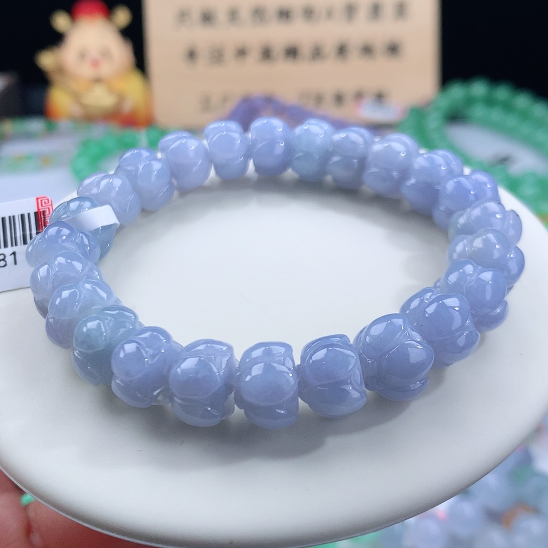 翡翠手链未镶嵌卡10.3