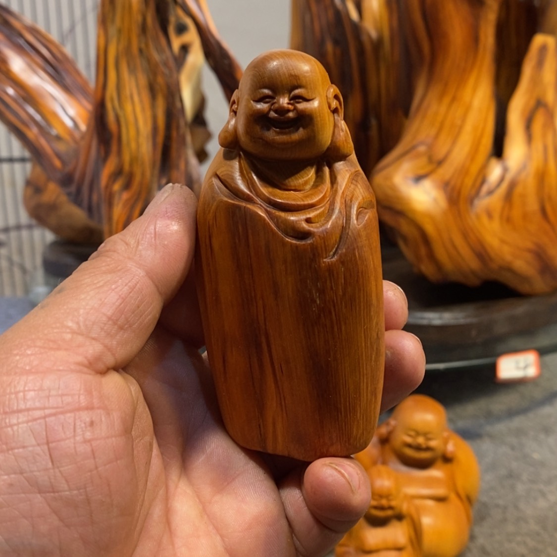 【闪购商品】柏木（崖柏）根雕木雕工艺品摆件家居装饰手把件