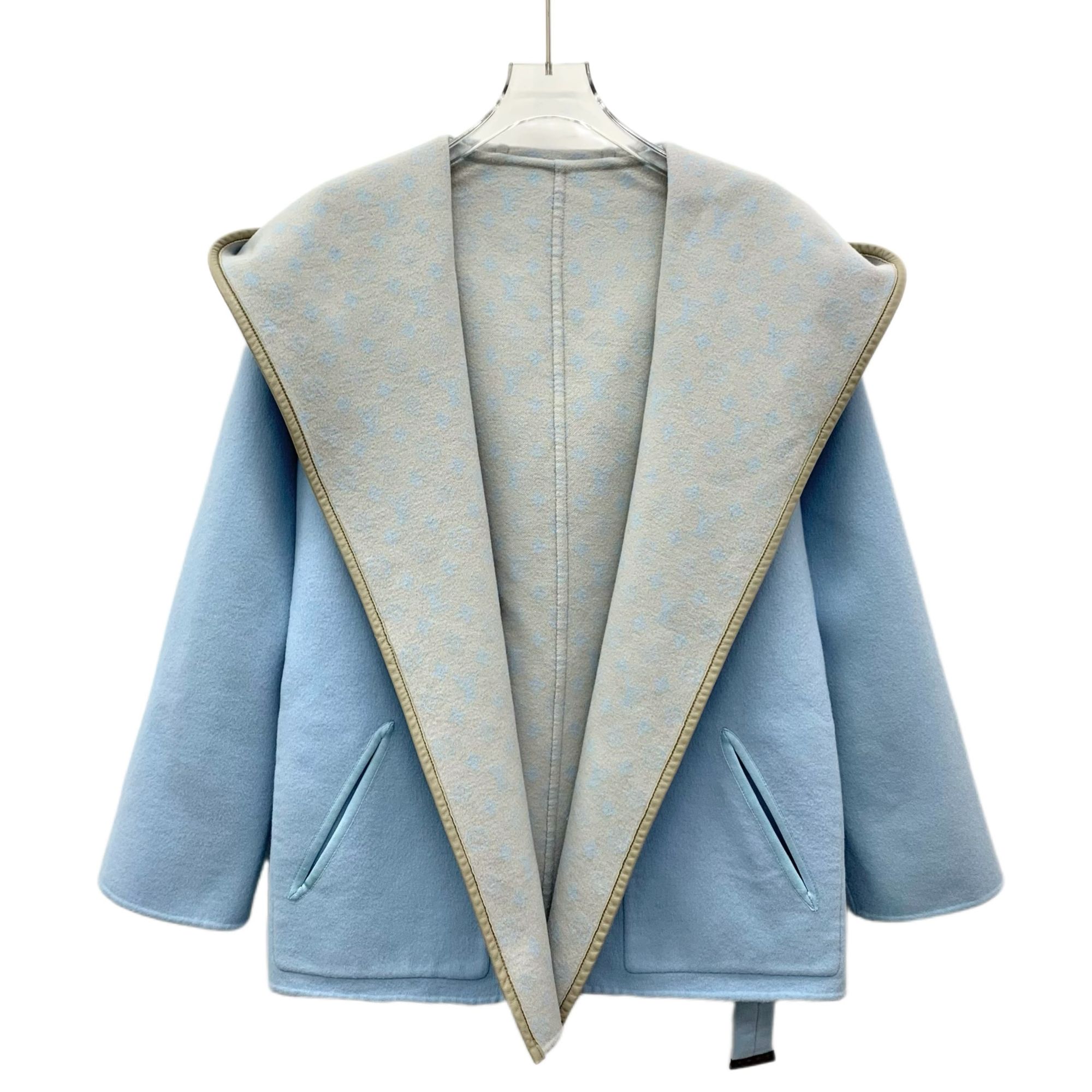 未使用 LouisVuitton/路易威登 羊毛双面浴袍大衣XXS码 X25277 CS