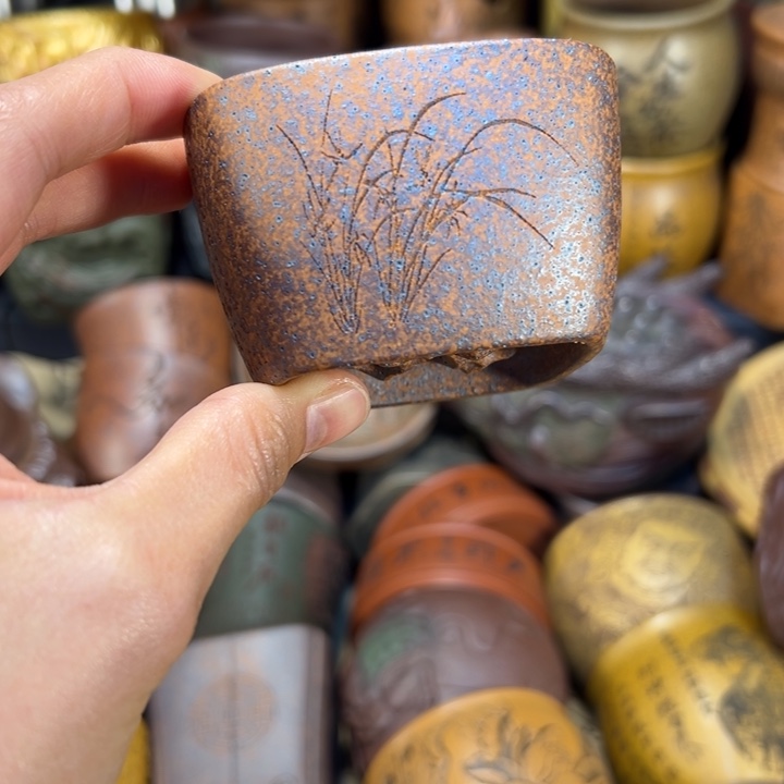 茶杯紫砂宜兴紫砂杯额