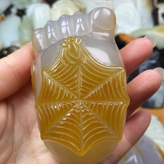 ༺***༻和田玉未镶嵌颈饰