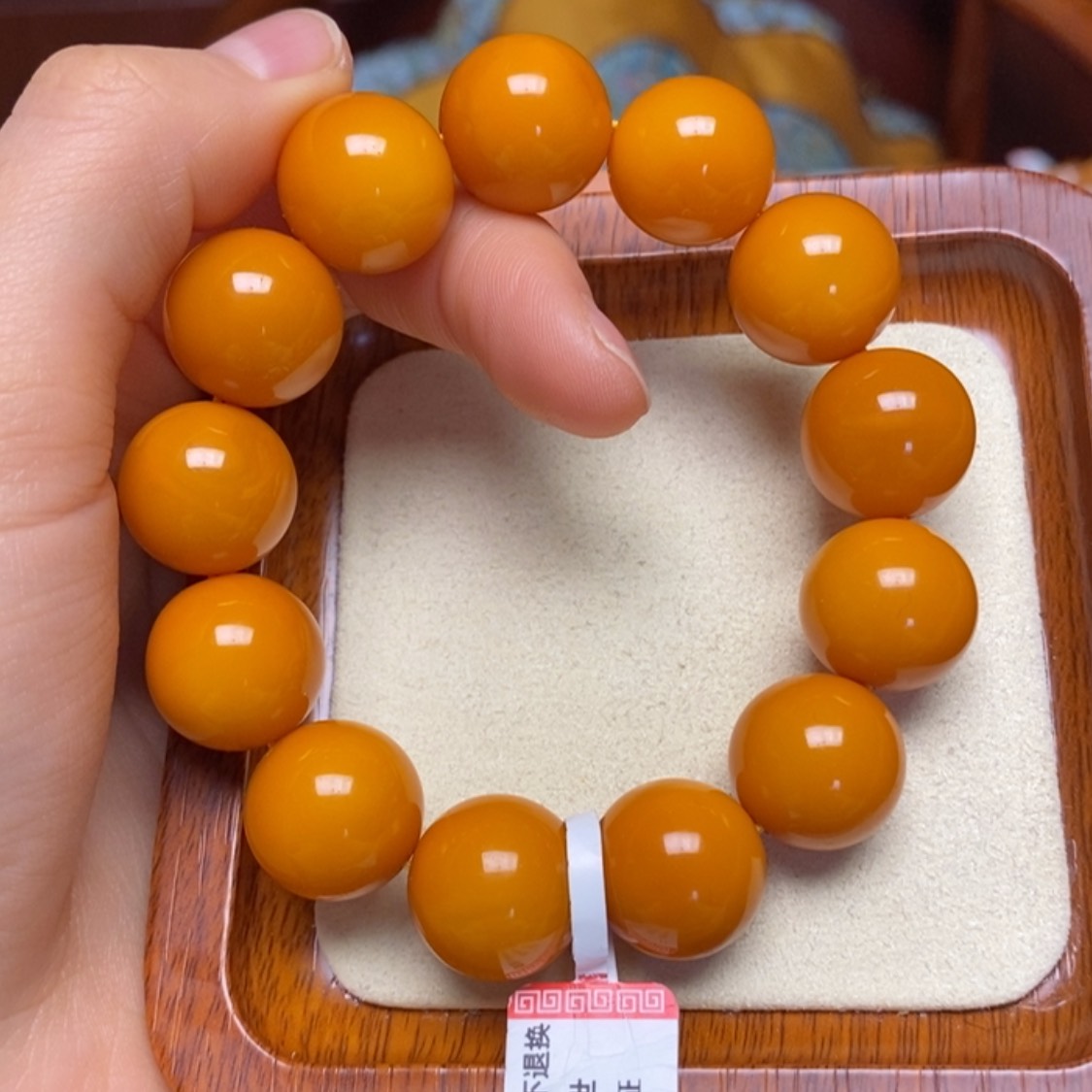 【闪购商品】蜜蜡手链未镶嵌手串