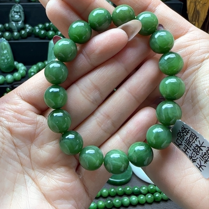 和田玉（碧玉）手串未镶嵌