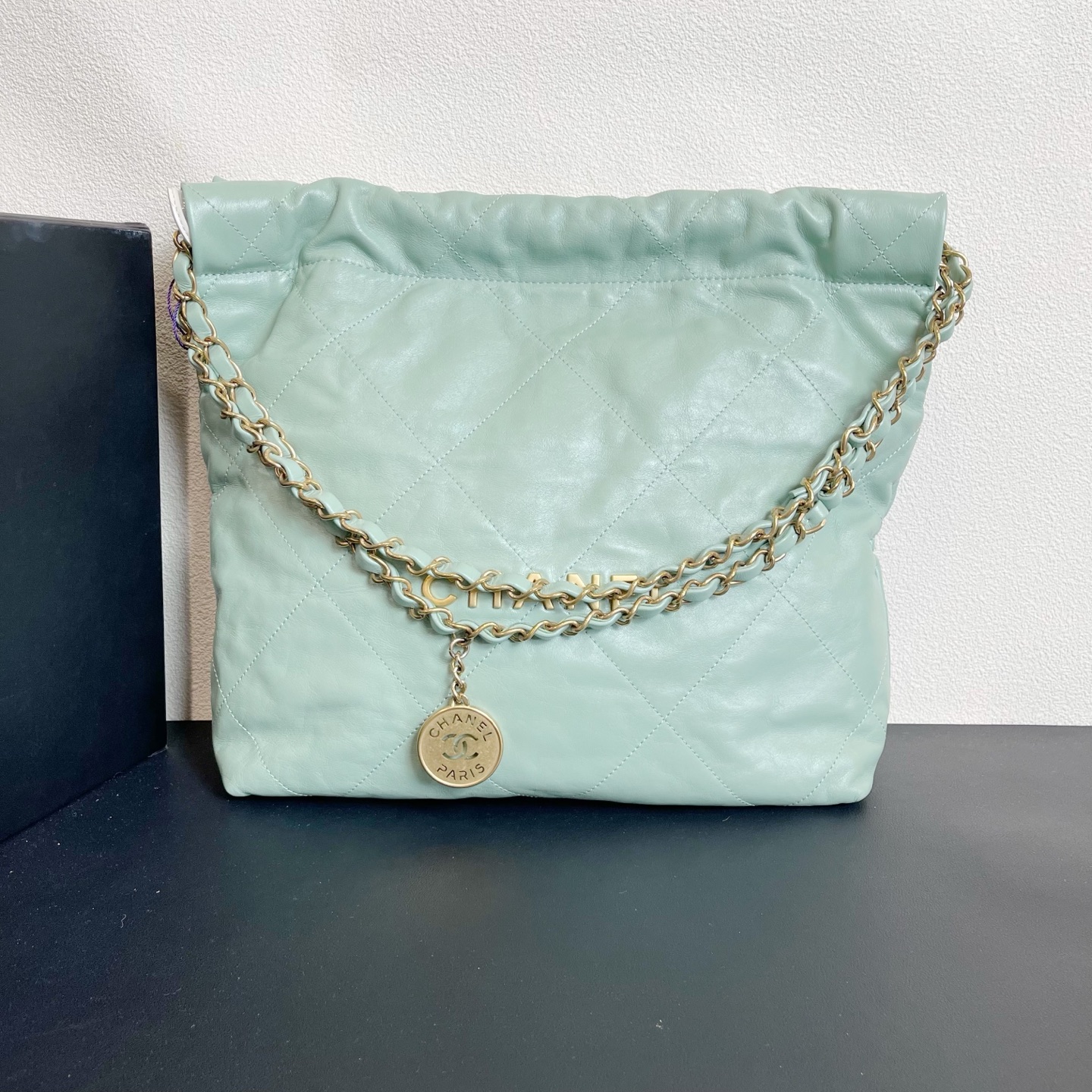 95新 Chanel/香奈儿 98新 奢总管/小号22bag包/芯片