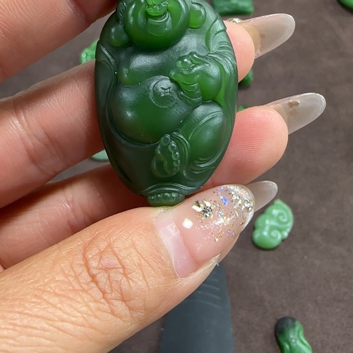 和田玉吊坠(赠链)未镶嵌