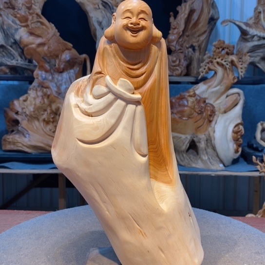 柏木（崖柏）根雕摆件