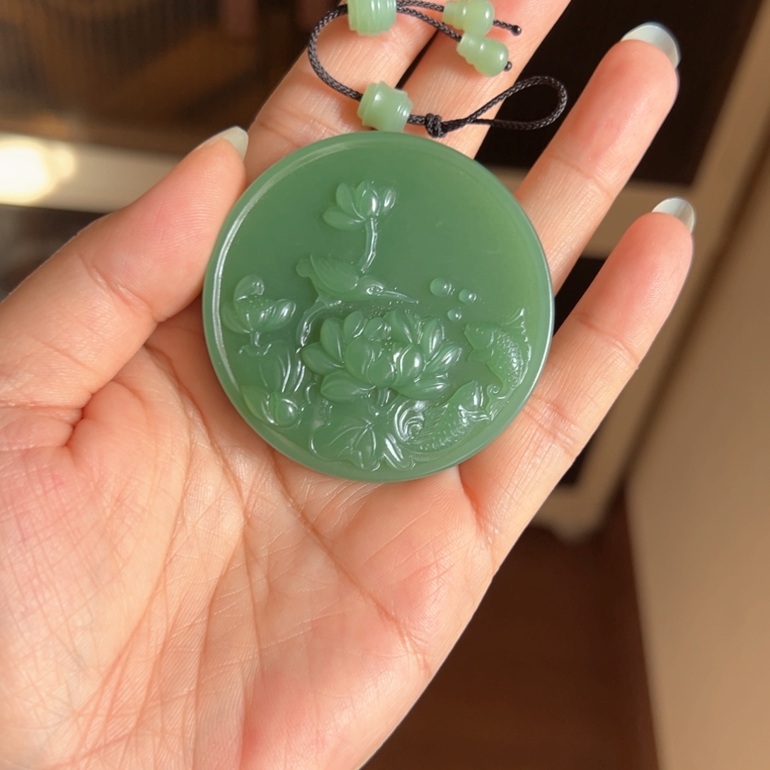 和田玉颈饰未镶嵌迎*