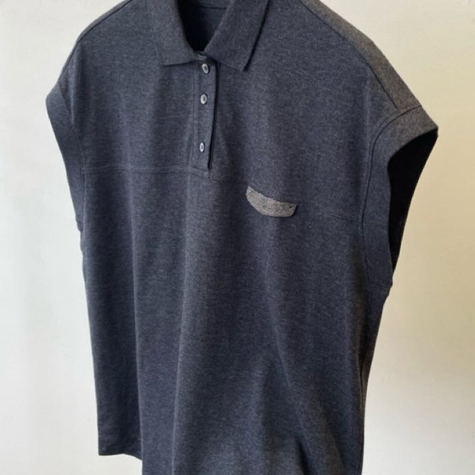 灰色polo衫常规百搭125-1