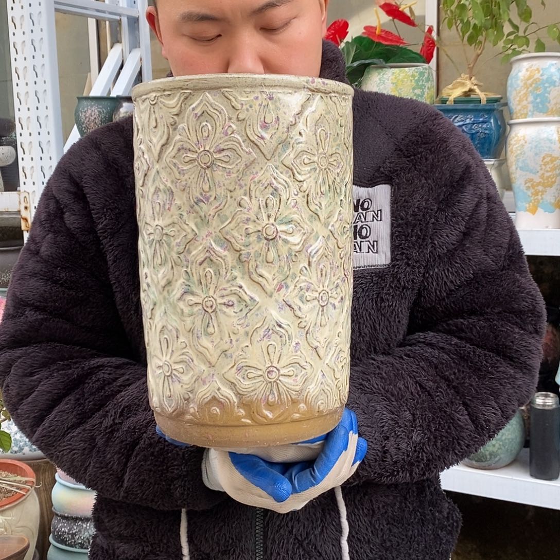 紫砂花盆口20高31福利