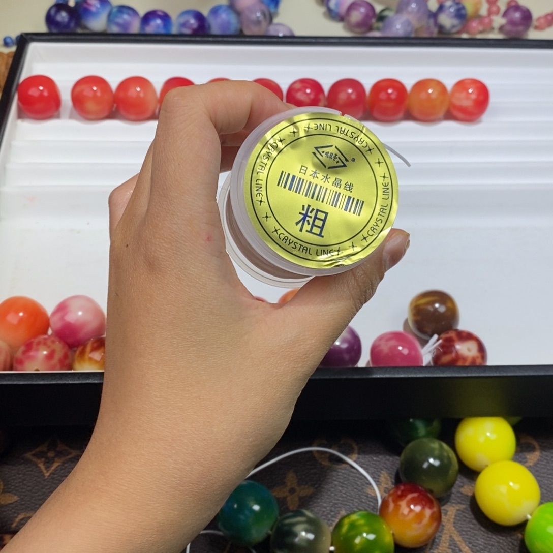 花***夏白玉菩提吊坠白色线一个