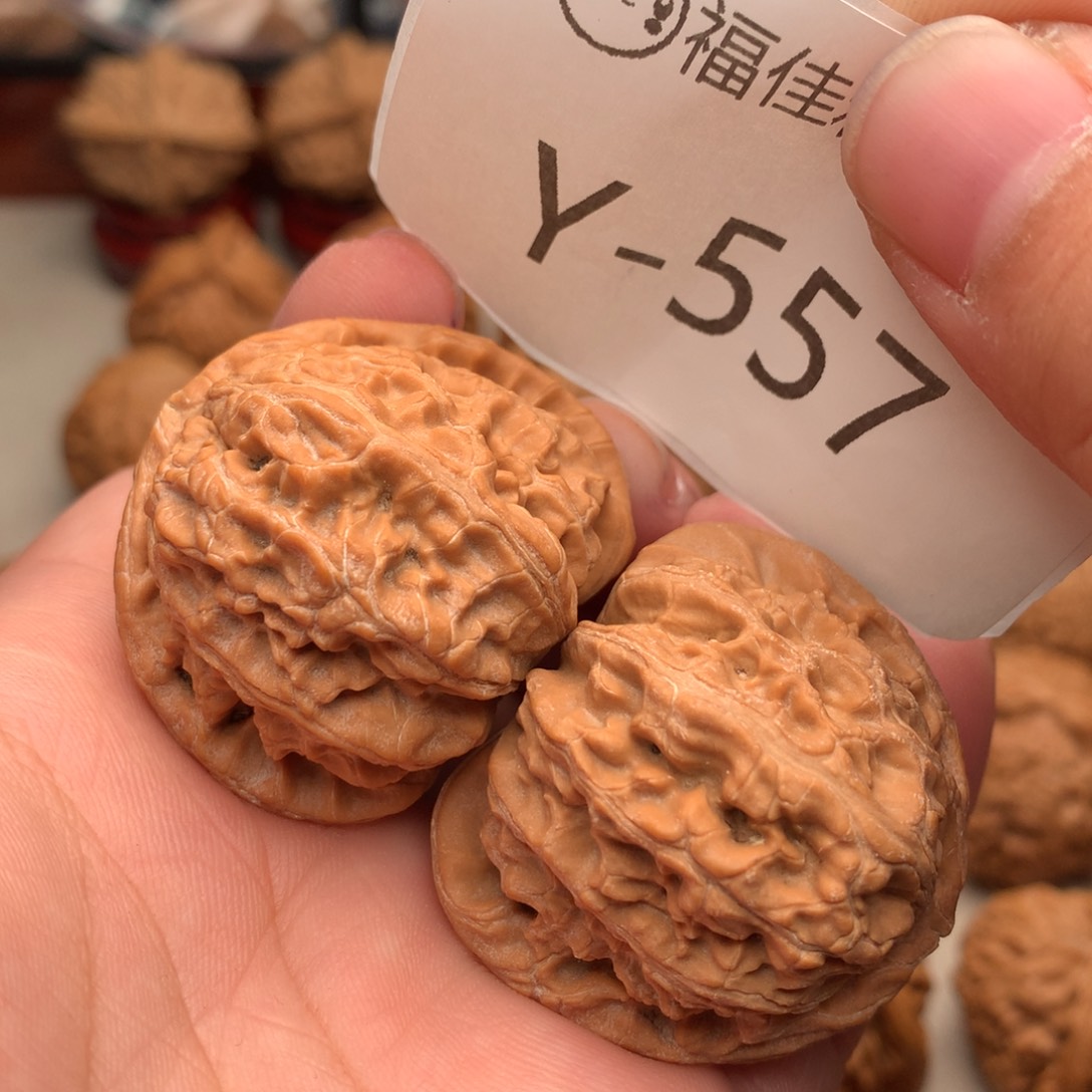 文玩核桃把件40白狮子………..