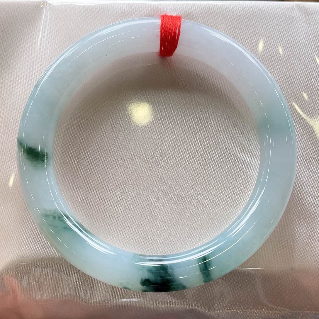 翡翠手镯未镶嵌28号圆条